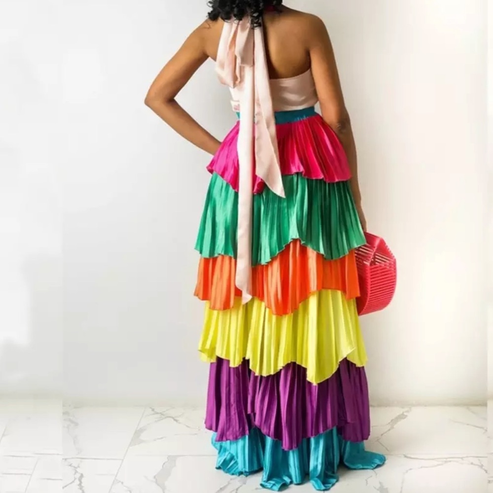 Beautiful multicolor maxi dress